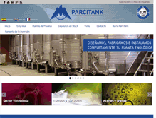 Tablet Screenshot of parcitank.com